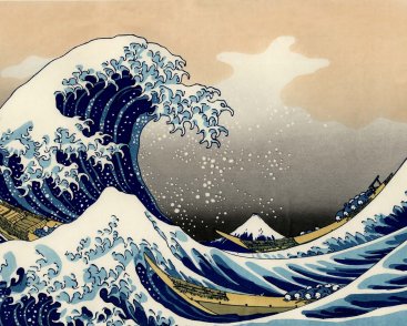 La gran ola - Kanagawa de Hokusai